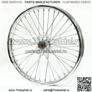Хромированная катушка, 40 спиц, передний обод, 21 x 2,15 дюйма, колесо Harley Chopper Bobber Rigid XL (для: Harley-Davidson)
