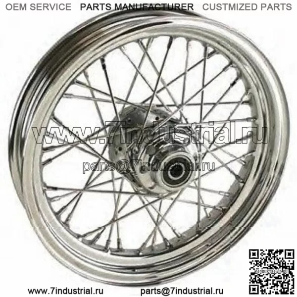 Хромированные передние колеса 16 x 3,00 дюйма 00-06 Harley Softail FXST 41 мм / 00-05 Dyna FXDWG (для: Harley-Davidson)