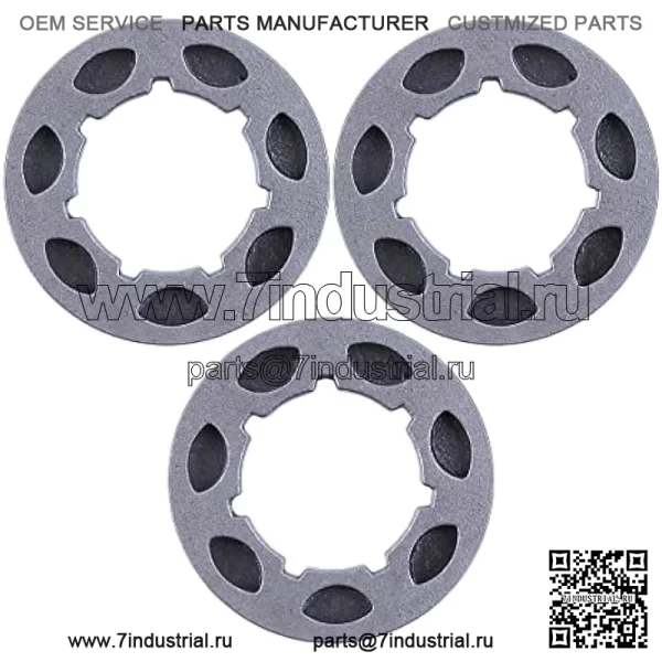 Обод звездочки SM7 19 мм 3/8 дюйма-7T для Husqvarna 262XP 455 460 Rancher 460 50 51 55, обод звездочки. - Image 5