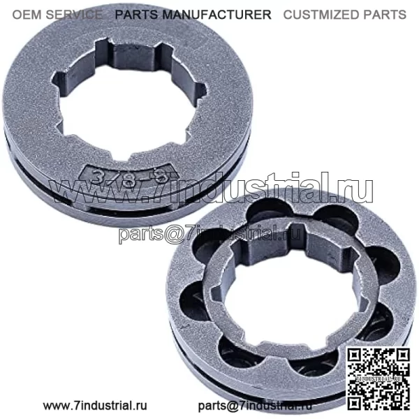 3/8 "8T обод звездочки для Husqvarna 362 365 371 372 385 390 394 395 часть бензопилы, обод звездочки