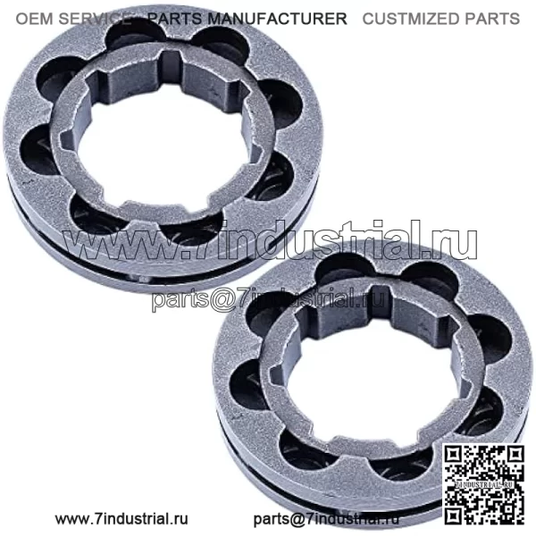 3/8 "8T обод звездочки для Husqvarna 362 365 371 372 385 390 394 395 часть бензопилы, обод звездочки - Image 4