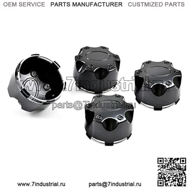 Плоская центральная крышка для Polaris RZR ACE Ranger General Sportsman, черные колпаки ступиц колес KATIMOTO Центральные крышки для Polaris Ranger RZR 800 900 XP 4 Turbo, аксессуары, замена # 1521509-521 (4 шт.)
