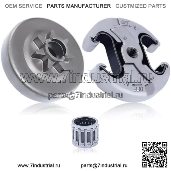 325 "7T подшипник барабана сцепления для бензопилы Husqvarna 455 460 Rancher 537110503, барабан сцепления, узел сцепления, игольчатый подшипник