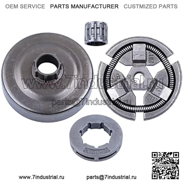 Комплект звездочек обода барабана сцепления 3/8 "-7T, подходит для бензопилы Husqvarna 262XP 261 262 254
