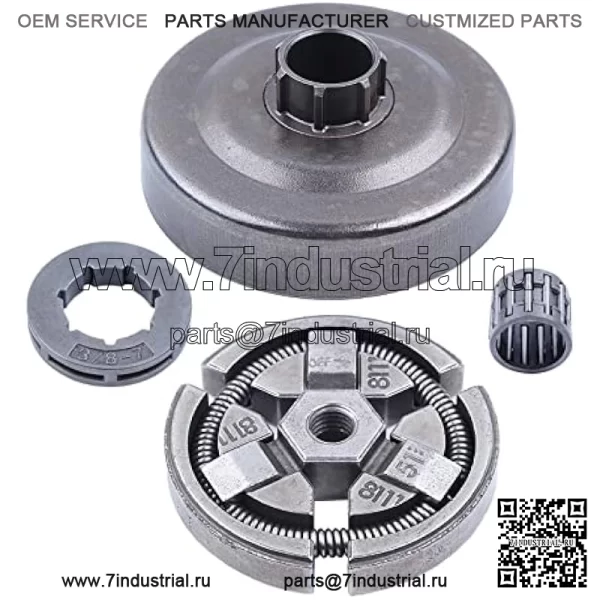 Комплект звездочек обода барабана сцепления 3/8 "-7T, подходит для бензопилы Husqvarna 262XP 261 262 254 - Image 2