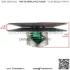 Ведомый шкив вторичной муфты, совместимый с John Deere Gator 4x2 /AM140967 - Image 2