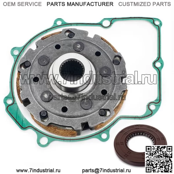 Мокрое сцепление в сборе для YAMAHA GRIZZLY 660 2002-2008/RHINO 660 2004-2007 - Image 3