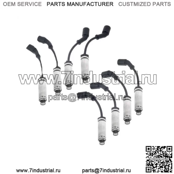 OEM-комплект проводов для свечей зажигания 9748UU с теплозащитным экраном для LS3, LS7, LS9 Chevy GMC (для: более одного автомобиля)