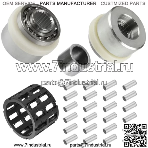 Выходная втулка переднего дифференциала и роликовая опора для Polaris RZR S 800 2009-14 (Для: Polaris)