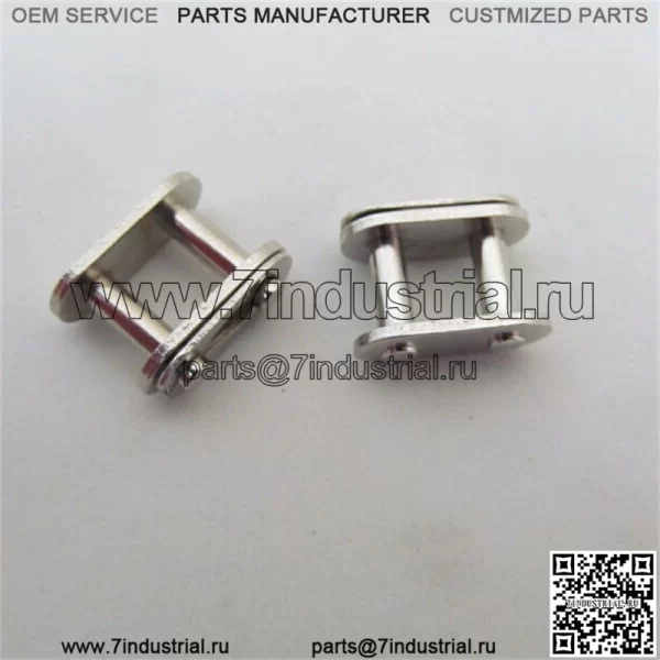 (2) OEM-КОСИЛКА WALKER, ДЕТАЛЬ 8640-4, СОЕДИНИТЕЛЬНОЕ ЗВЕНЬЕ РАЗЪЕМА ПОДЪЕМНОЙ ЦЕПИ STEVENS DECK
