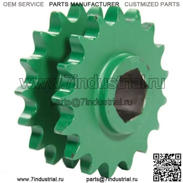 Звездочка AE39301 Подходит для John Deere 448 457 458 466 467 530 535 546 557 558 566 567