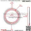 Звездочка цепи заднего колеса для Honda 41201-MBG-000 41201-MCW-D00 43 зубца - Image 2