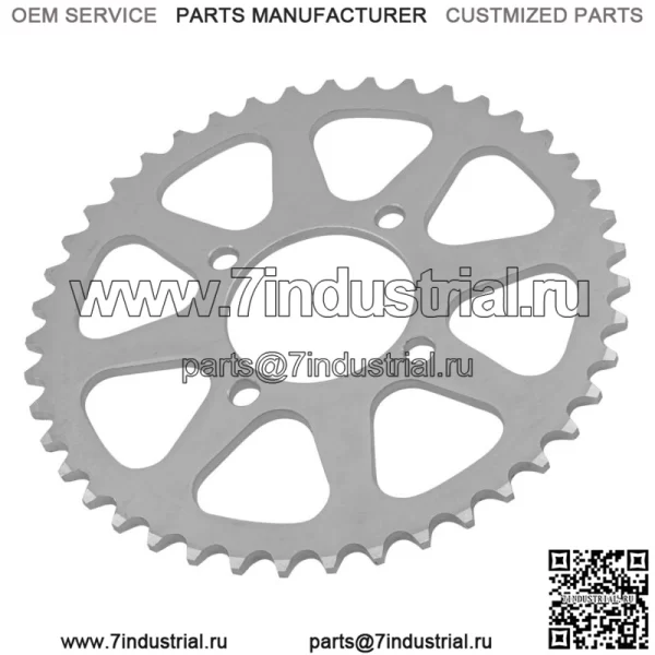 42041-1433 42041-1243 Звездочка цепи заднего колеса для Kawasaki 43 зубца - Image 3