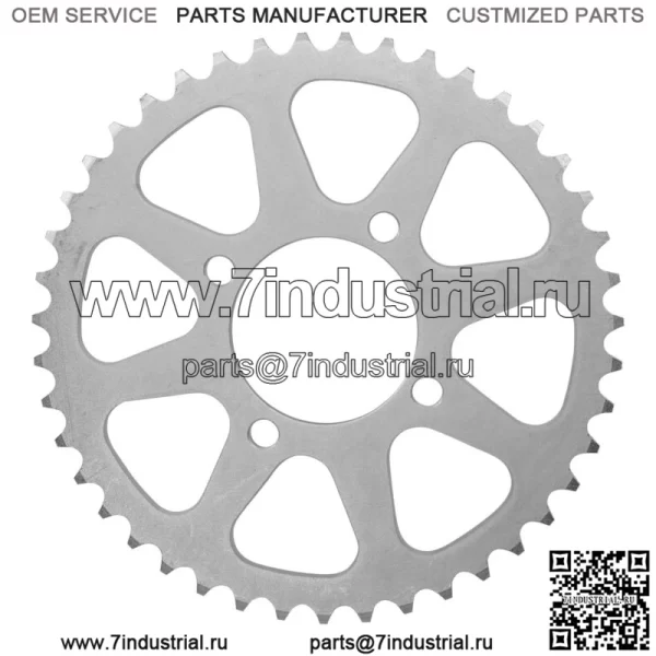 42041-1433 42041-1243 Звездочка цепи заднего колеса для Kawasaki 43 зубца - Image 4