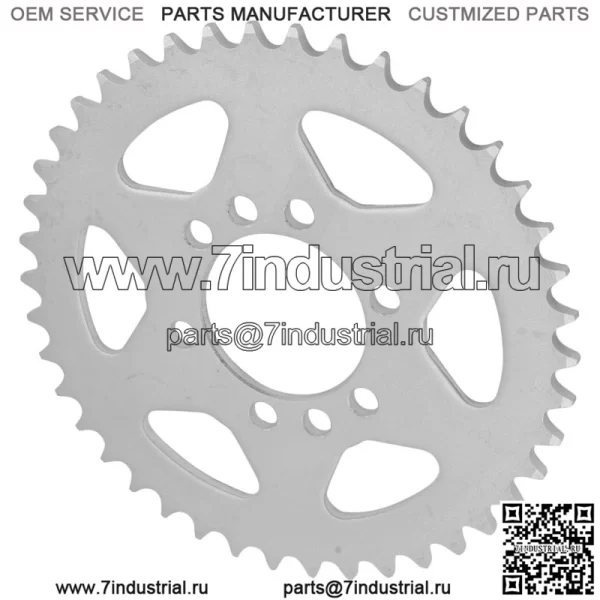 64511-11530 Звездочка цепи заднего колеса для Suzuki, 42 зубца - Image 4