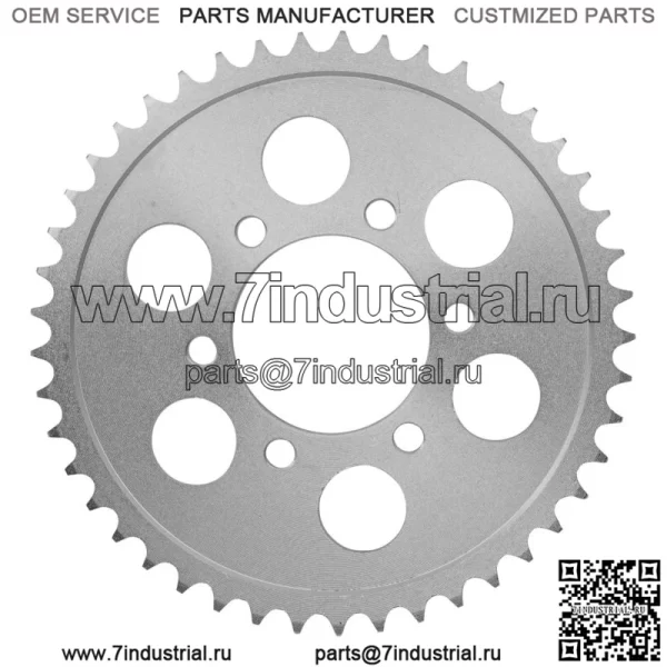 64511-47620 64511-27E00 Звездочка цепи заднего колеса для Suzuki 45 зубьев - Image 4