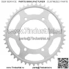 Звездочка цепи заднего колеса для Yamaha BS2-25445-00-00 45 зубьев - Image 4