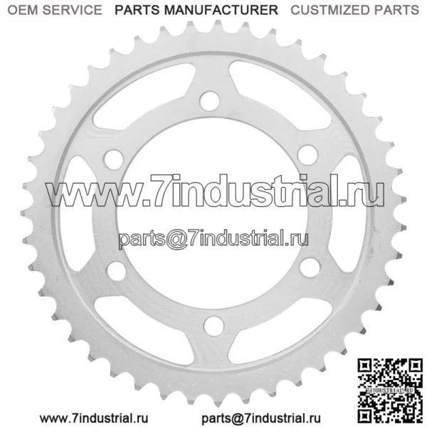 64511-14J00 64511-15J00 Звездочка цепи заднего колеса для Suzuki 43 зубца - Image 4