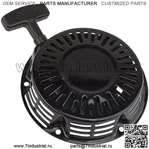 Металлический пусковой механизм с возвратной пружиной для двигателя Coleman BT200X CT200U CT200U-EX KT196 Motovox MBX20 MB200 Baja Predator 212 куб.см, двигатель Hammerhead 80T TrailMaster, черный