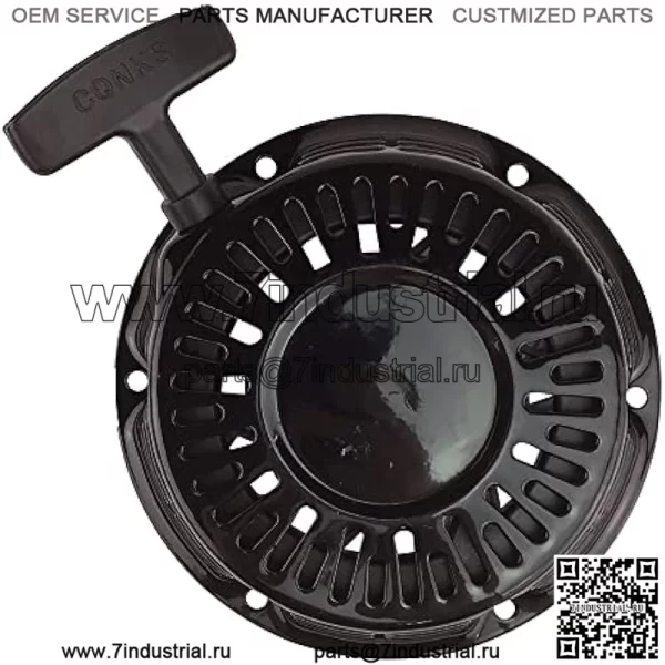 Металлический пусковой механизм с возвратной пружиной для двигателя Coleman BT200X CT200U CT200U-EX KT196 Motovox MBX20 MB200 Baja Predator 212 куб.см, двигатель Hammerhead 80T TrailMaster, черный - Image 2