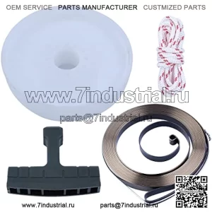 Возвратная пружина шкива стартера для Husqvarna 362 365 371 372 385 503859601 , Шкив стартера , Возвратная пружина , Ручка стартера , Веревка