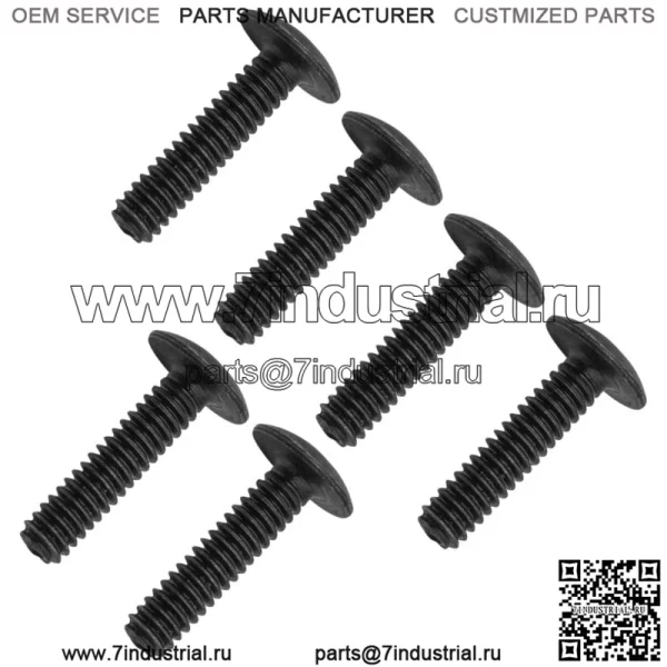 7517230 Болт для лобового стекла корпуса Polaris Nosepan, кол-во 6 шт. - Image 3