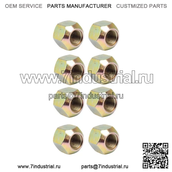 Восемь гаек заднего колеса подходят для Ford 8N NAA 600 700 800 900 2000 4000 (1948-64)