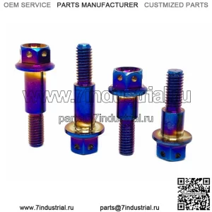 Y15ZR мотоциклетные обожженные титановые винты M6, внешний шестигранный болт, гайки для тормозного насоса толкающего типа, модифицированные детали