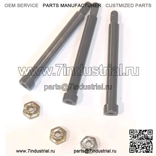 POLARIS OEM NOS ЗАКАЛЕННЫЕ ШТИФТЫ СЦЕПЛЕНИЯ (3) С ГАЙКАМИ 7515105 7541906