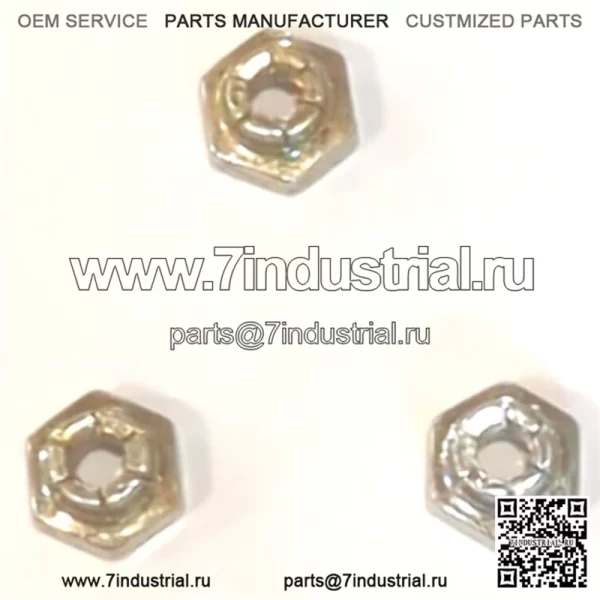 POLARIS OEM NOS ЗАКАЛЕННЫЕ ШТИФТЫ СЦЕПЛЕНИЯ (3) С ГАЙКАМИ 7515105 7541906 - Image 2