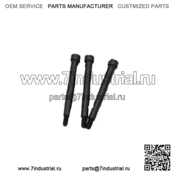 POLARIS OEM NOS ЗАКАЛЕННЫЕ ШТИФТЫ СЦЕПЛЕНИЯ (3) С ГАЙКАМИ 7515105 7541906 - Image 3