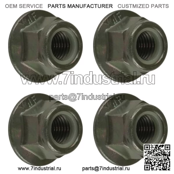 4 фланцевые нейлоковые гайки амортизатора для Polaris Ranger Crew XP 1000 2021–2022 гг. (Для: Polaris) - Image 4