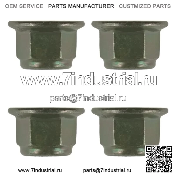 4 фланцевые нейлоковые гайки амортизатора для Polaris Ranger Crew XP 1000 2021–2022 гг. (Для: Polaris) - Image 5