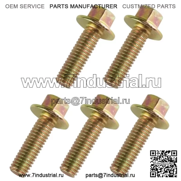 болтов сцепления с фланцевой головкой M6x20 для Polaris Ranger Crew XP 1000 2020 2021 2022 (Для: Polaris)