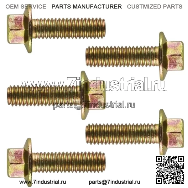болтов сцепления с фланцевой головкой M6x20 для Polaris Ranger Crew XP 1000 2020 2021 2022 (Для: Polaris) - Image 3