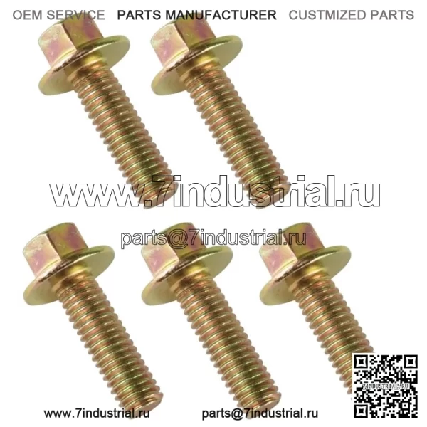 5 болтов сцепления с фланцевой головкой M6x20 для Polaris General XP 1000 2021/7518576 (для: Polaris) - Image 4