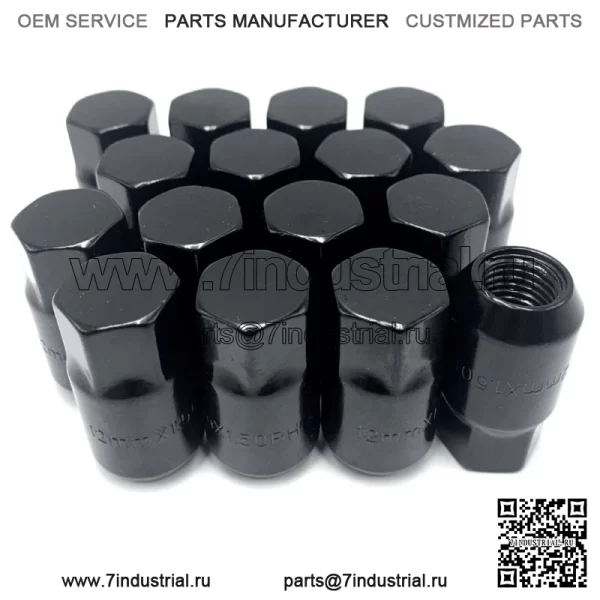Колесные гайки M12X1,5 для Polaris RZR 1000 Can am Maverick X3, 17 мм, шестигранные, 16 шт.