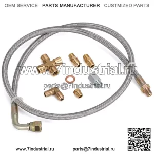 Комплект линии возврата турбинного масла 1/8 NPT 4AN T3 T4 T3/T4 T70 T66 T67 GT35 G