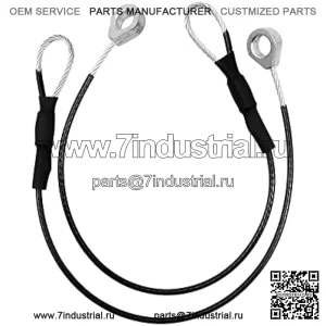 Кабели задней двери заменяют M159508, подходят для John Deere Gators M TE TH TX HPX615E HPX815E XUV625i XUV825i XUV825i S4 XUV835R XUM865E XUU865M XUV865R TX 4X2 TX Turf, 2 шт.
