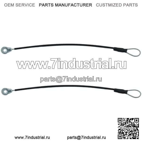 Кабель задней двери, 2 шт., замена M159508, совместим с внедорожником John Deere Gator M TE TH TX XUV HPX615E XUV865R XUV855M XUV835E HPX615E - Image 2