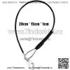 Комплект из 2 кабелей для задней двери, замена M159508, подходит для John Deere Gators M TE TH TX XUV TH 6x4 TX 4X2 XUV865R XUV 825E HPX615E HPX815E, замена задней опоры задней двери - Image 2