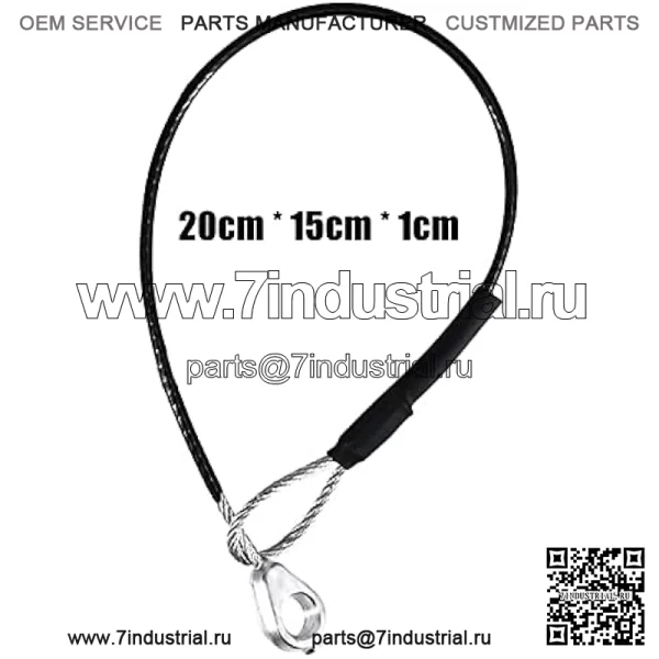 Комплект из 2 кабелей для задней двери, замена M159508, подходит для John Deere Gators M TE TH TX XUV TH 6x4 TX 4X2 XUV865R XUV 825E HPX615E HPX815E, замена задней опоры задней двери - Image 2