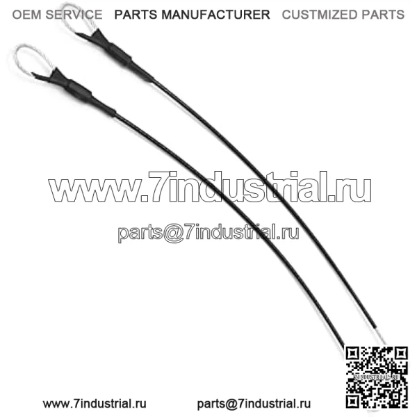 2 шт. троса задней двери, совместимые с John Deere Gator HPX615E HPX815E Замена: M159508 - Image 2