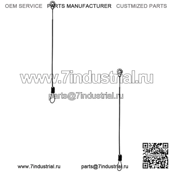 Пара тросов задней двери подходит для John Deere M15 9508 подходит для Gator XUV865R HPX615E HPX815E