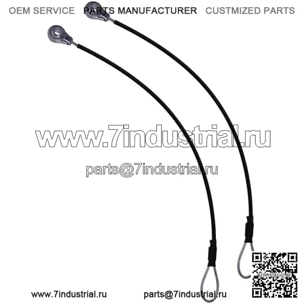 Кабель задней двери M159508, 2 шт., подходит для John Deere Gator XUV 625i XUV 825i HPX615E HPX815E - Image 2