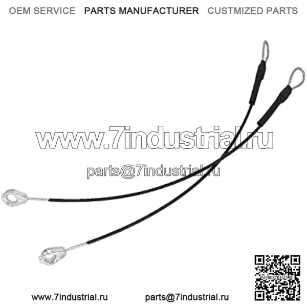 Кабель задней двери M159508, 2 шт., совместим с John Deere Gators M TE TH TX XUV HPX615E HPX815E XUV865R XUV825E XUV825M XUV835E XUV835M XUV835R XUV855E XUV865E XUV865M - Image 2