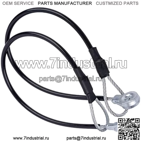 Тросы задней двери, совместимые с John Deere Gators M TE TH TX XUV TH 6x4 HPX615E HPX815E XUV865R XUV825E XUV865R Замените M159508 (2 шт. в упаковке) - Image 2