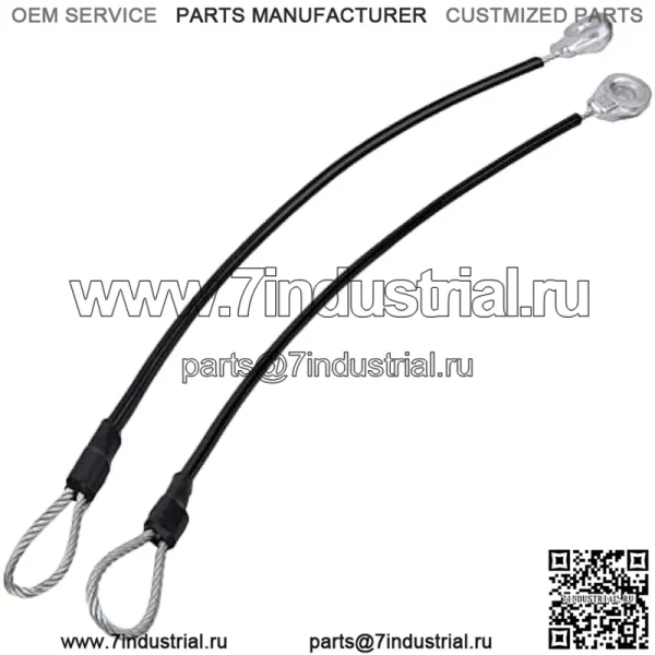 Тросы задней двери, совместимые с John Deere Gators M TE TH TX XUV TH 6x4 HPX615E HPX815E XUV865R XUV825E XUV865R Замените M159508 (2 шт. в упаковке) - Image 3