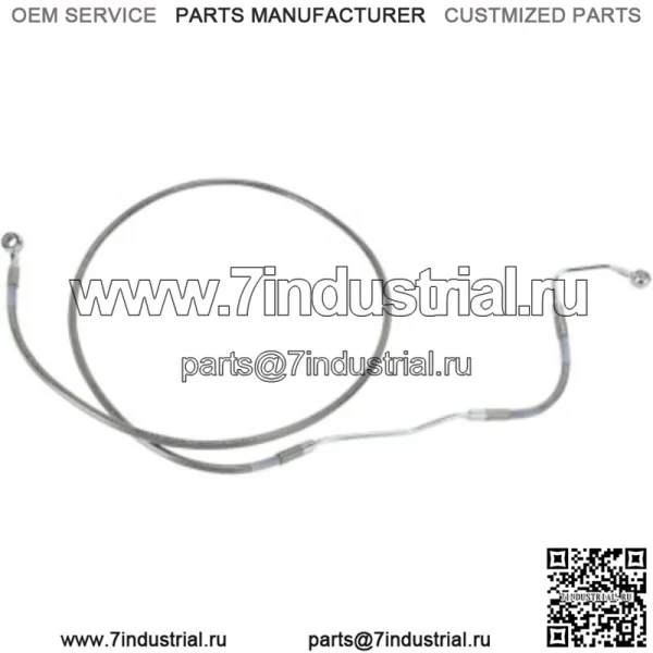 70 3/4 "+8" удлиненная верхняя тормозная магистраль из нержавеющей стали Harley Touring 09-13 ABS (для: Harley-Davidson)