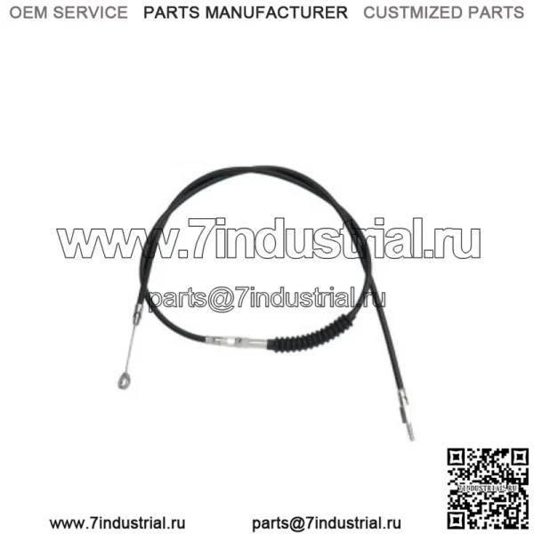 HE 66 11/16" Черный винил 4+ Трос сцепления увеличенной длины Harley Touring 08-16 (Для: Harley-Davidson)